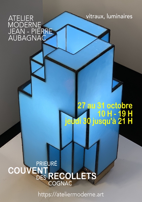 Affiche Couvent des Recollets Cognac 2025 (Arthur bleu)